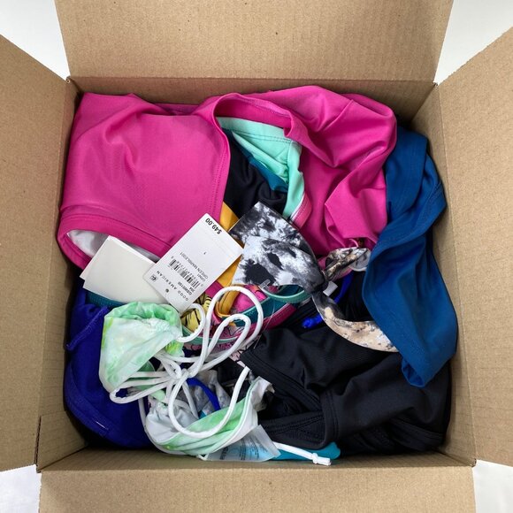 Reseller Bundle Womens Swimsuit Variety Mixed Sizes Styles 19 Piece Bundle Box F - Picture 6 of 8